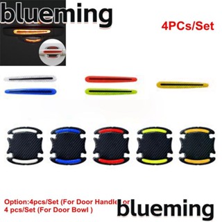 Blueming2 เทปสติกเกอร์สะท้อนแสง ป้องกันการชนประตูรถยนต์ 4 ชิ้น ต่อชุด