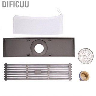 Dificuu Shower Floor Drain Bathroom Linear with Storage Bag for Balcony