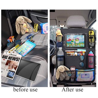 2 Pcs/set Practical Accessories Space Saving Hanging Car Backseat Tablet Holder Storage Pockets Organizer