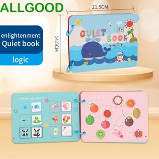 Allgoods หนังสือสติกเกอร์ ลายการ์ตูนสัตว์น่ารัก ใช้ซ้ําได้ สําหรับติดตกแต่ง