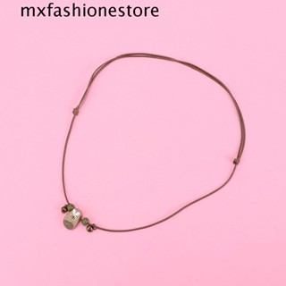 Mxfashione สร้อยคอโซ่ จี้ผึ้ง หิน แฮนด์เมด ของขวัญฤดูร้อน