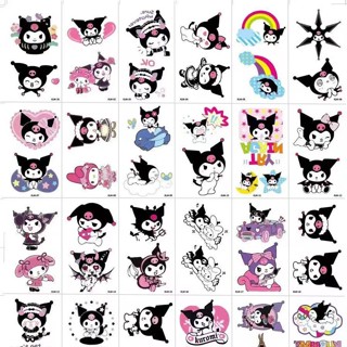 Hot Sale# New sanliou tattoo sticker couomi kitty cute girl student waterproof durable Hello kitty tattoo sticker 8cc