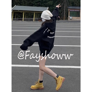 Fayshow เสื้อกันหนาว เสื้อแขนยาว เสื้อฮู้ด chic ทนทาน ทันสมัย ทันสมัย WWY23909QA36Z230909