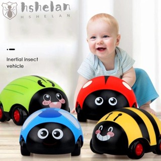 Hshelan 2 ชิ้น ดึงกลับ รถพลาสติก เต่าทอง ของเล่นยานพาหนะ รถของเล่น