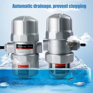 ZhongXiong Auto Drain Trap น้ำนิวเมติกสกรูถังเก็บอัตโนมัติ Drainer วาล์ว G1/2in