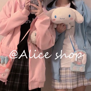 Alice เสื้อกันหนาว เสื้อฮู้ด New Style trendy unique ง่ายๆ WJK2390PLR37Z230913