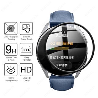 สําหรับ Xiaomi Watch Color 2 Sports S1 Pro Active S2 42 มม. 46 มม. ขอบสีดํา ฟิล์มนิรภัย ป้องกันหน้าจอสมาร์ทวอทช์ สําหรับ Xiaomi Mi Poco Watch Lite