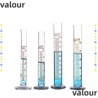 Valour บีกเกอร์แก้ว 10 มล. 50 มล. 100 มล. สําหรับห้องปฏิบัติการเคมี 3 ชิ้น