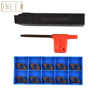 【ONCEMOREAGAIN】Premium Quality Semi Finishing and Finishing Turning Tool Holder + 10pcs Inserts