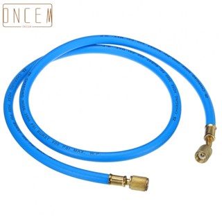 【ONCEMOREAGAIN】1/4 SAE Refrigerantion Charging Hose 3.9ft 500PSI HVAC Hose Air Conditioner Blue