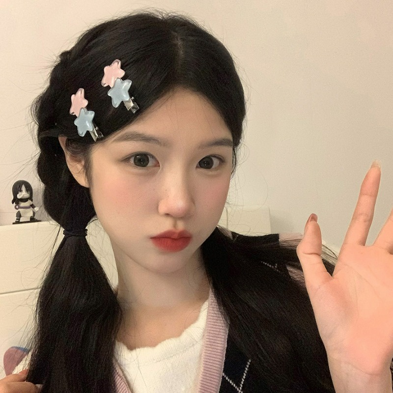 กิ๊บติดผมหน้าม้า รูปดาวน่ารัก สําหรับเด็กผู้หญิง จํานวน 1 ชิ้น
