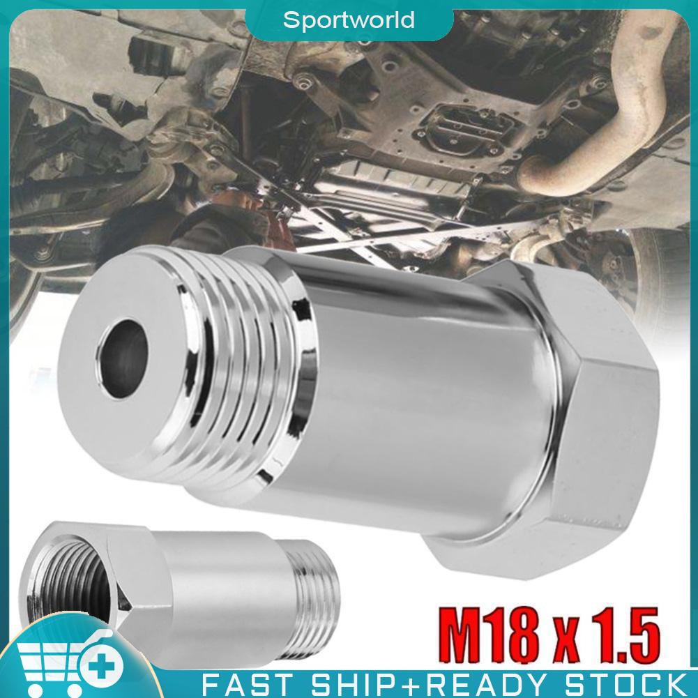 5pc อะแดปเตอร์เซนเซอร์ออกซิเจน O2 M18x1.5 สําหรับรถยนต์