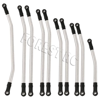 ชุดอะไหล่อัพเกรด ฐานล้อโลหะ 313 มม. สําหรับรถไต่หินบังคับ 1/10 Axial SCX10 II 90046 10 ชิ้น ต่อชุด