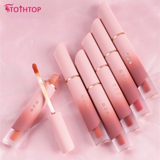 Pcu Velvet Matte Moisturizing Lip Mud ลิปสติกครีมนม Lip Glaze Matte Lip Mud ลิปสติกไวท์เทนนิ่ง Non-stick Cup ยาวนาน [TOP]