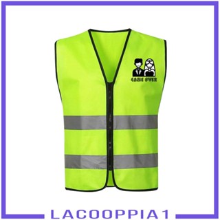 [Lacooppia1] เสื้อกั๊กสะท้อนแสง เพื่อความปลอดภัย เหมาะกับงานปาร์ตี้ฮาโลวีน สําหรับผู้ชาย