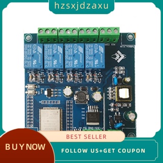 【hzsxjdzaxu】บอร์ดโมดูลรีเลย์พาวเวอร์ซัพพลายบลูทูธไร้สาย Ac 220V DC 5-30V ESP32 BLE ESP32-WROOM 1 พอร์ต