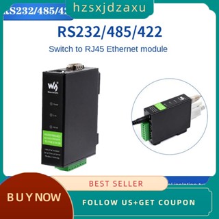 【hzsxjdzaxu】โมดูลเซิร์ฟเวอร์อีเธอร์เน็ต Rs232 485 422 เป็น RJ45 [พร้อม POE]