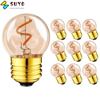 Suyo หลอดไฟ LED 24-220V E26 E27 2200K สีเหลืองอบอุ่น แบบพกพา