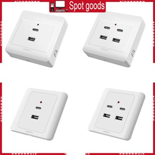 Xi พอร์ตชาร์จ USB ติดผนัง ความเร็วสูง แบบเปลี่ยน สําหรับบ้าน