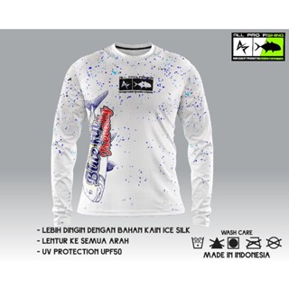 เสื้อกีฬาแขนยาว ลายทีม Blue fin trevally premium upf 50 โดย AP Custom