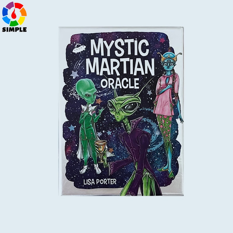 11*6.5cm Mystic Martian Oracle: 40 Full-color Cards
