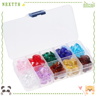 Nextth จี้ลูกบอลแก้วคริสตัล หลากสี สําหรับโคมไฟระย้า แฮนด์เมด