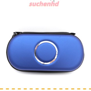 Suchenhd กล่องคอนโซลเกม EVA แบบนิ่ม ความจุขนาดใหญ่ สีดํา ฟ้า แดง สําหรับ PSP 1000-3000