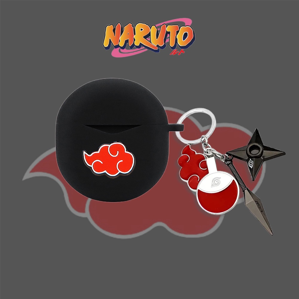 For EDIFIER TWS X2S Case Anime Naruto Keychain Pendant EDIFIER TWS X2 Silicone Soft Case Cartoon Nar