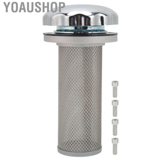 Yoaushop Oil Tank Air Filter High Fueling Flow Rate Hydraulic Fuel Wide Application Easy Installation 125mm Cover Width