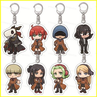 Yb3 พวงกุญแจอะคริลิค จี้อนิเมะ The Ancient Magus Bride Mahoutsukai no Yome Chise Hatori Ruth Silky Gifts B