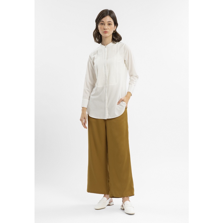 เสื้อผู้หญิง Minimal Chimei สีขาวไบโอ