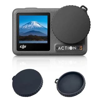 ฝาครอบเลนส์สําหรับ DJI Osmo Action 5/4/3 กีฬากล้องเลนส์ฝาครอบป้องกันกันฝุ่นและฤดูใบไม้ร่วงสําหรับ DJI Action 4 อุปกรณ์เสริม