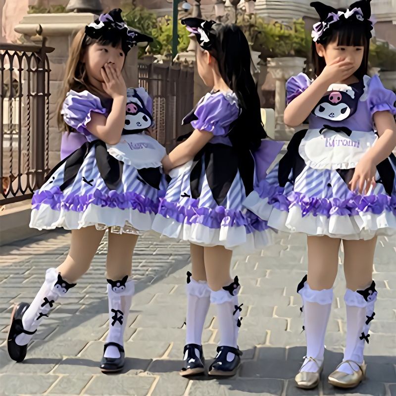 Kuromi ถุงเท้าเจ้าหญิงโลลิต้า แบบบาง สไตล์ญี่ปุ่น 9.239.25