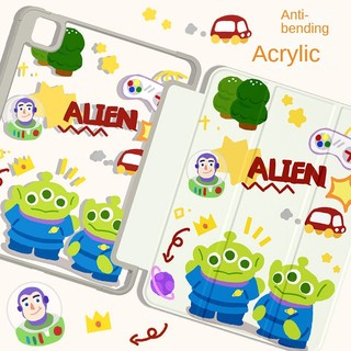 [iPad Air 4] เคสอะคริลิคใส แบบนิ่ม ลายการ์ตูน Toy Story มีช่องใส่ปากกา สําหรับ iPad Air5 Gen9 gen10 iPad Gen8 Gen7 iPad Gen6 gen5 iPad 2021 Pro11 iPad Mini 4 5 iPad