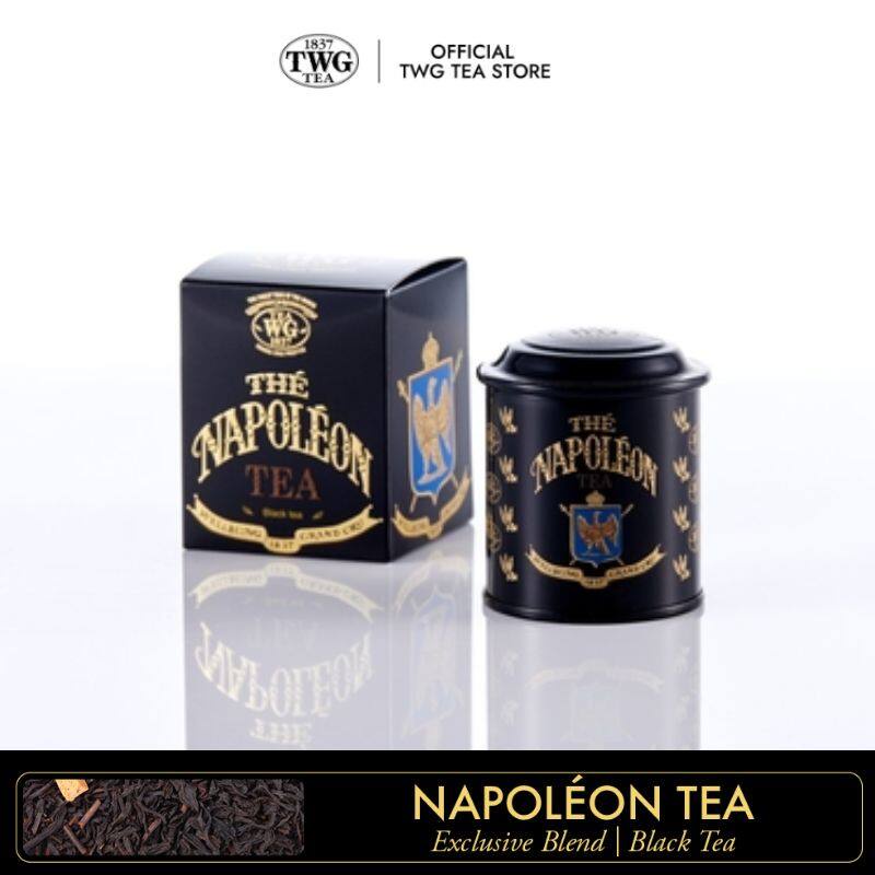TWG Tea | NAPOLÉON TEA  Black Tea, Mini Tin Tea, 20g ชาดำผสมผสานเครื่องเทศฝรั่งเศส กลิ่นวานิลลา20กรัม