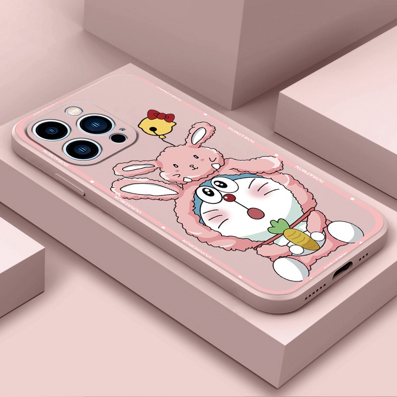 เคส Vivo V30 PRO 5G Y100 5G Y17s V29 5G V29E V19 NEO IQOO Z7 5G MF029A เคสโทรศัพท์มือถือ ซิลิโคนนิ่ม กันกระแทก ลายการ์ตูนโดเรม่อน สําหรับ