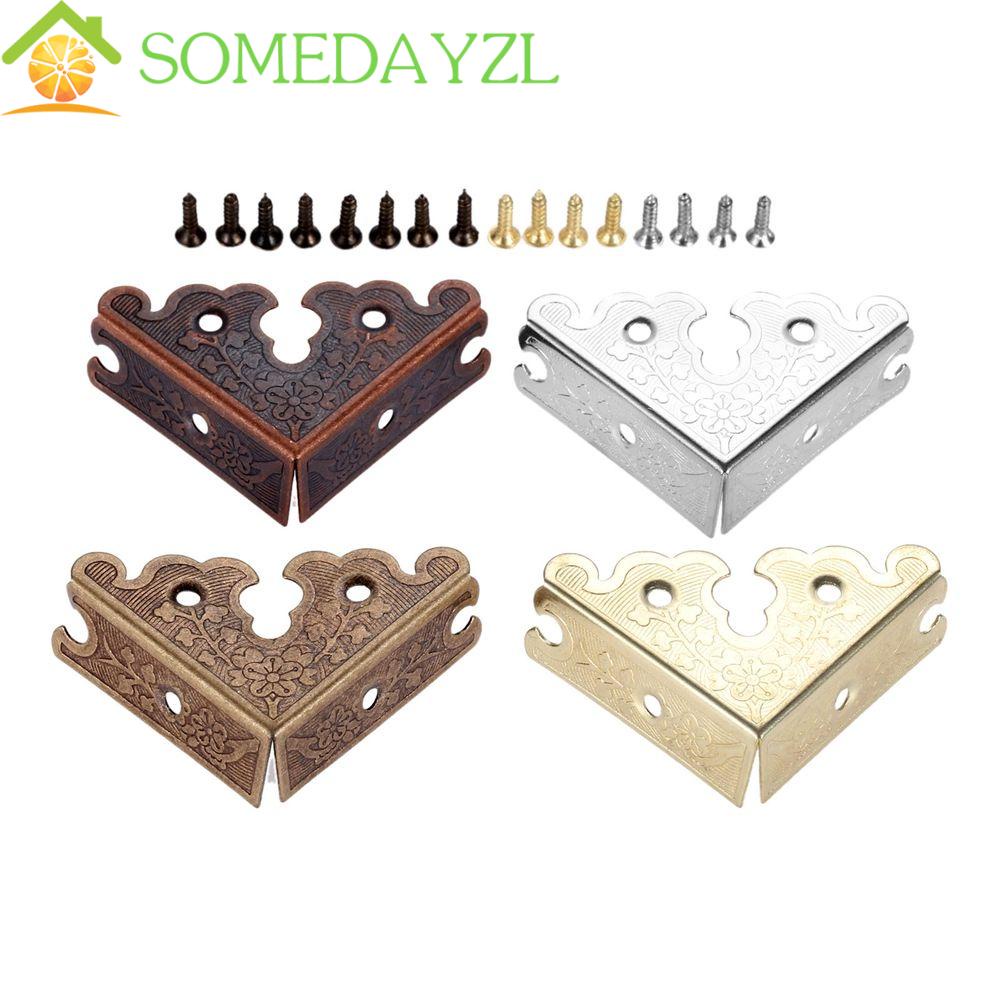 Somedayzl กล่องเครื่องประดับ ขอบสามเหลี่ยม 34 มม. พร้อมตะปู เฟอร์นิเจอร์