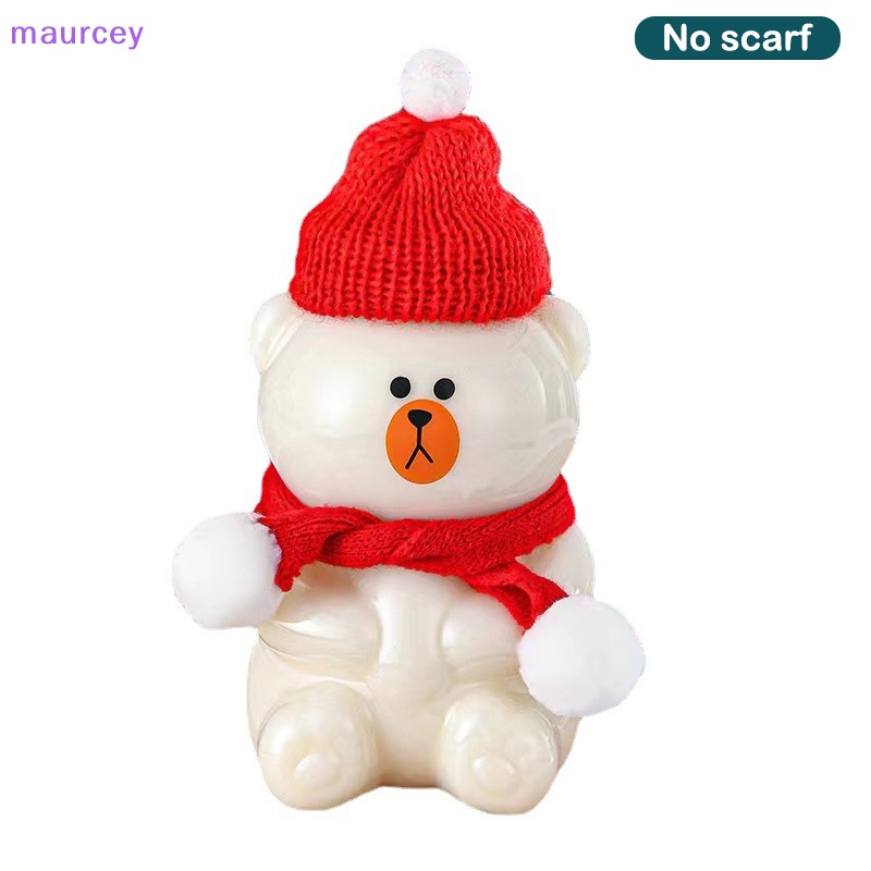 Maurcey ขวดน้ําดื่ม แบบพกพา ลายหมีน่ารัก