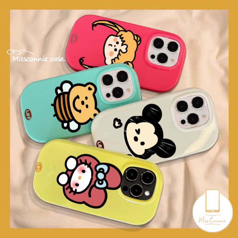 เคสโทรศัพท์มือถือแบบนิ่ม กันกระแทก ลายการ์ตูนดิสนีย์ มิกกี้ มินนี่ เซเลอร์มูน น่ารัก สร้างสรรค์ สีวาว สําหรับ iPhone 11 14 12 15 13 Pro Max XS Max 7Plus 8 6s 7 6 Plus