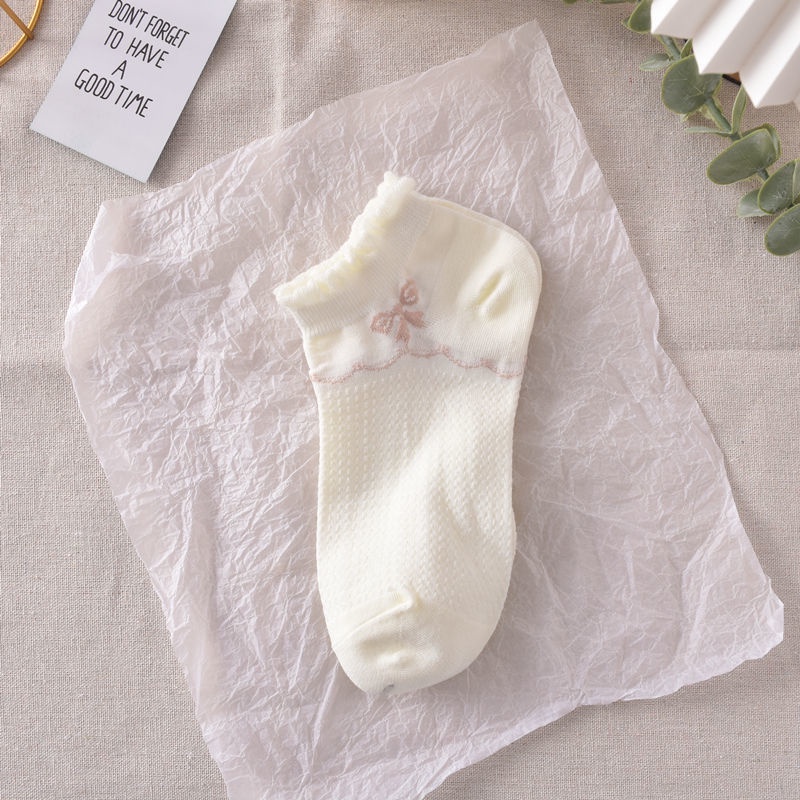 ฤดูร้อนใหม่ถุงเท้าผ้าฝ้ายผู้หญิงถุงเท้าเรือสไตล์วิทยาลัยญี่ปุ่น - รูปที่ 6