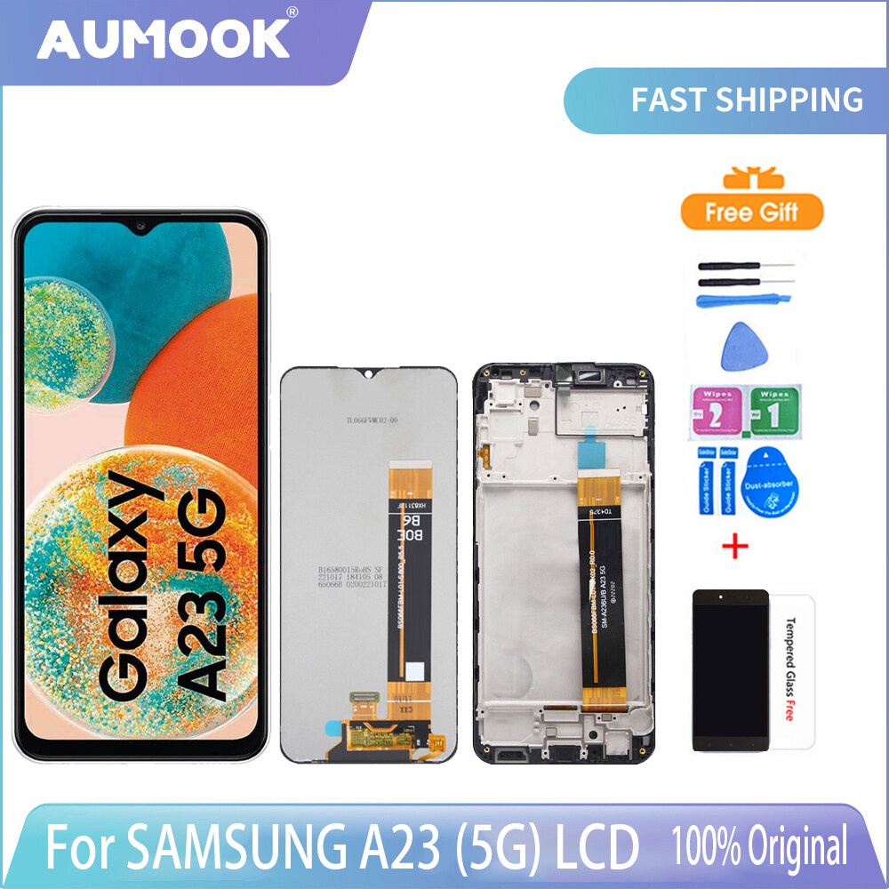 6.6 สําหรับ Samsung Galaxy A23 (5G) จอแสดงผล LCD หน้าจอสัมผัส digitizer สําหรับ Samsung A236 A236U A