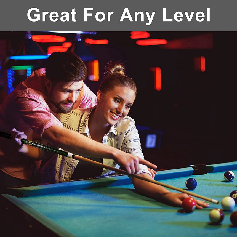 ในสต็อก-1 ชิ้น Pool Cues,57 นิ้ว Cue Sticks ไม้เมเปิ้ลบิลเลียด Cue Stick สําหรับผู้เล่นบิลเลียดมืออาชีพ ราคา ถูกที่สุด ดีลบีเคเค แกลเลอรีภาพที่ 9