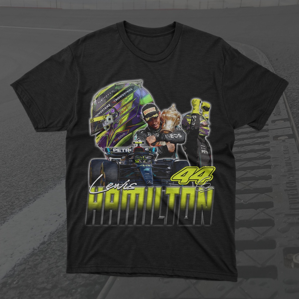 Lewis Hamilton Formula 1 Racing Graphic T-Shirt, 2023 F1 Racing Shirt, Motorsport Clothing F1, Merce