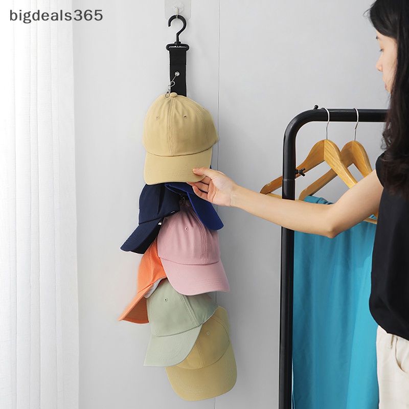 [bigdeals365] ใหม่ ที่แขวนผ้าขนหนู หมวกเบสบอล แบบติดผนัง สะดวก สําหรับตู้เสื้อผ้า พร้อมส่ง