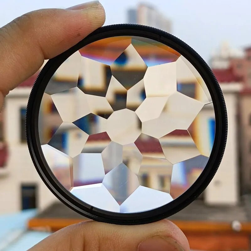 KnightX 49mm 52mm 55mm 58mm 67mm Kaleidoscope Camera Filter Photography Accessories Filters Prism Fo