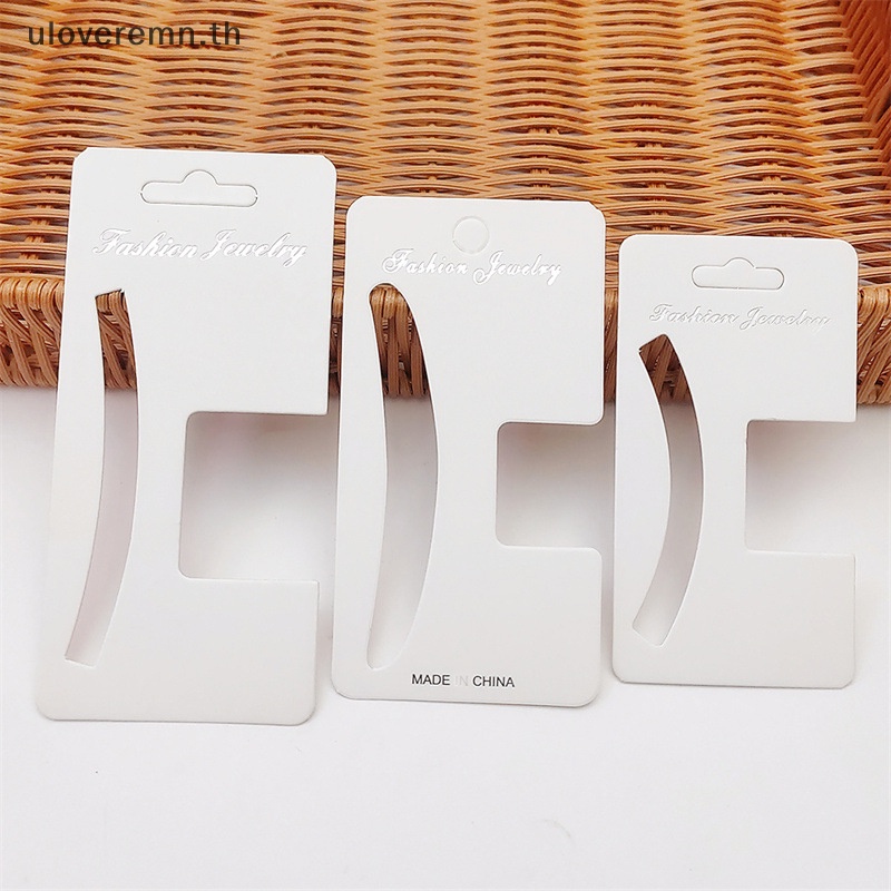 Ulo ป้ายแท็กกระดาษแข็ง สําหรับแขวนตกแต่งผม DIY 50 ชิ้น
