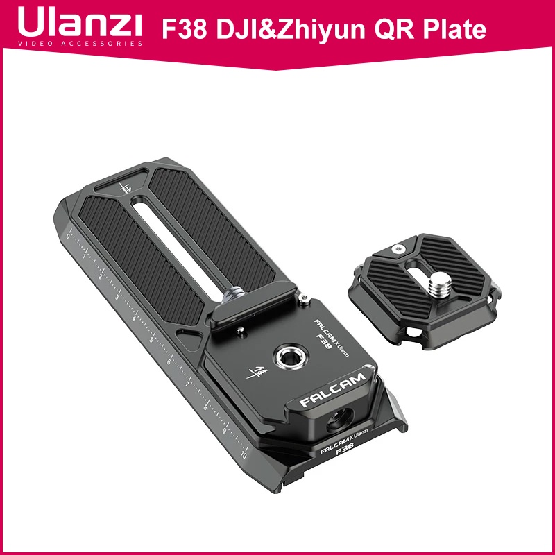 Ulanzi F38 อุปกรณ์เมาท์ขาตั้ง แบบปลดเร็ว สําหรับ Zhiyun Crane 2S Weebill-S Arca Swiss Quick Release Plate