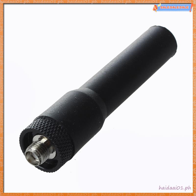 Haidaai01.ph* SMA-F Dual Band Ham รถวิทยุเสาอากาศ VHF/UHF 144/430MHz สําหรับ Kenwood UV-5R 888S