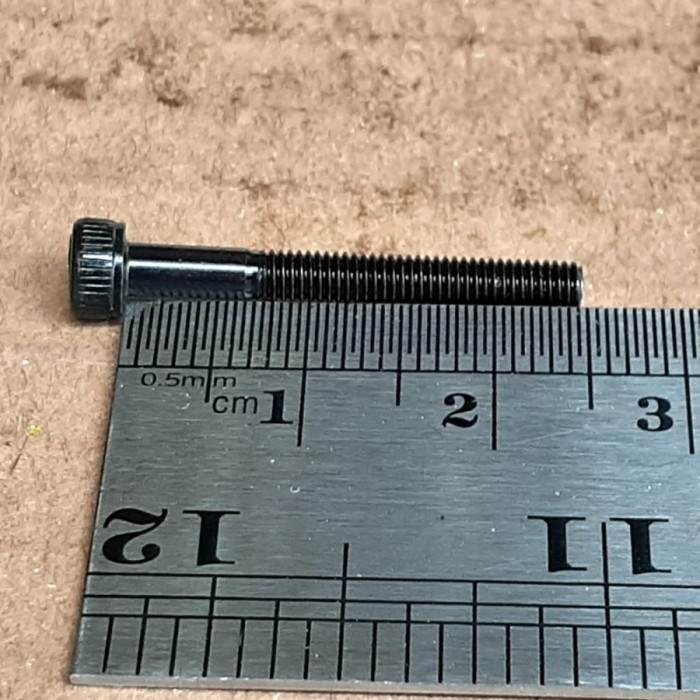 M5X25 STEEL L-BOLT นําเข้า TAIWAN / M5 X 25 BLACK L-BOLT / M5X25 L-BOLT