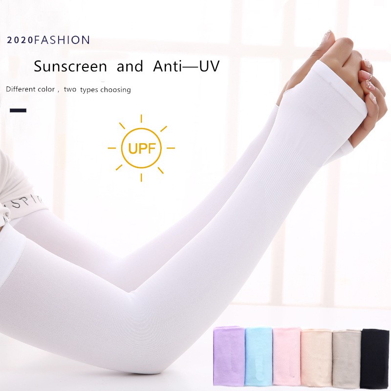 แขนเสื้อ ผ้าละเอียด กันแดด กันแสง UV ใส่ได้ทั้งชายและหญิง